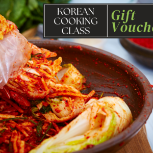 VOUCHER KOREAN FOOD kimchi class THE KOREAN PANTRY
