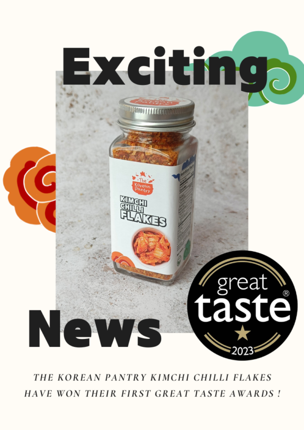 Great taste award for our kimchi seasoning flakes