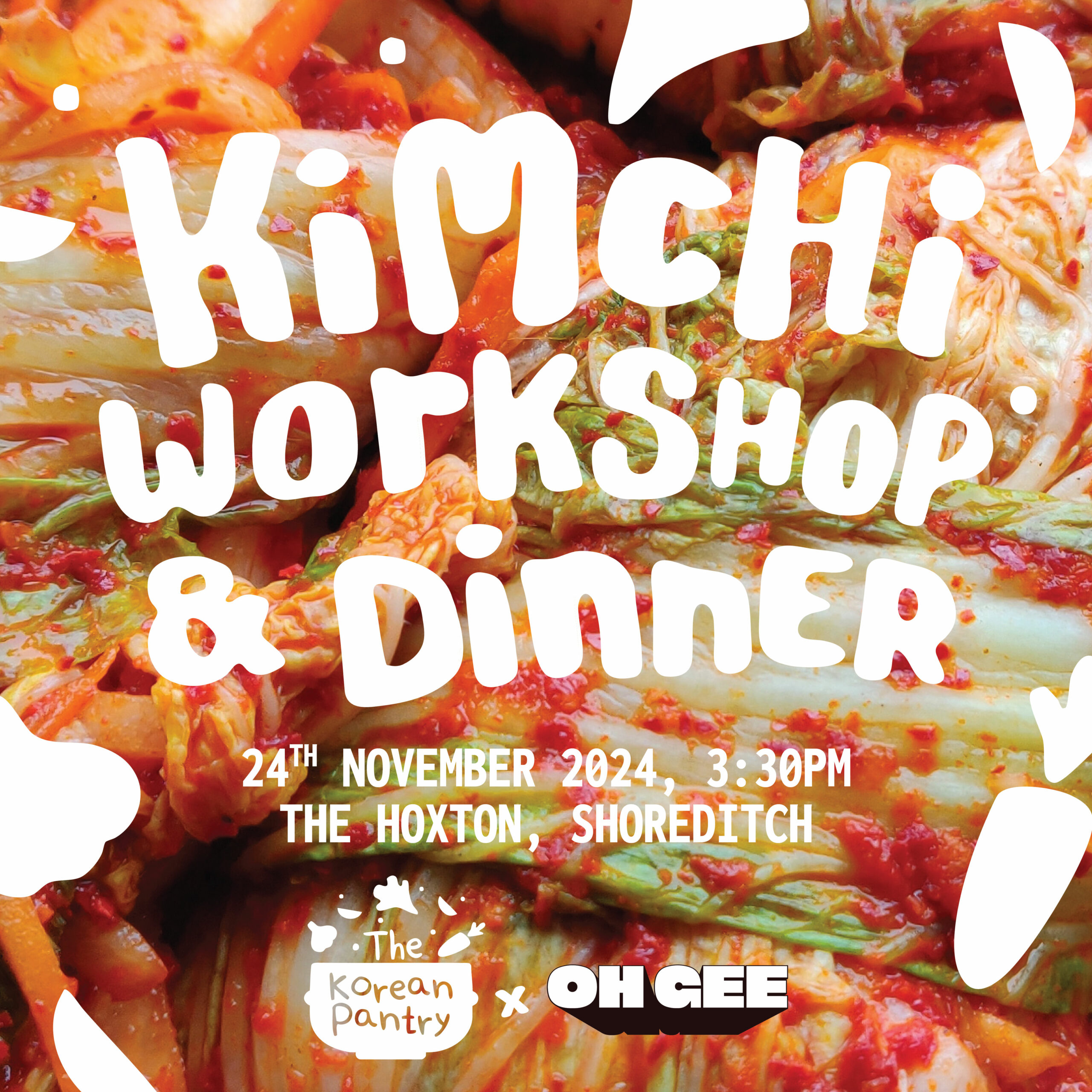 The Korean Pantry x Oh Gee chicken Kimchi class