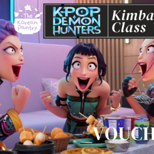 Kpop demon hunters cooking class voucher